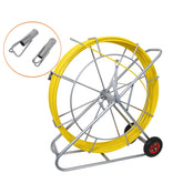 11mm x 200M Fibreglass cable Traceable Rodder Tracrod  Cable Snake Puller Plling NBN Tools